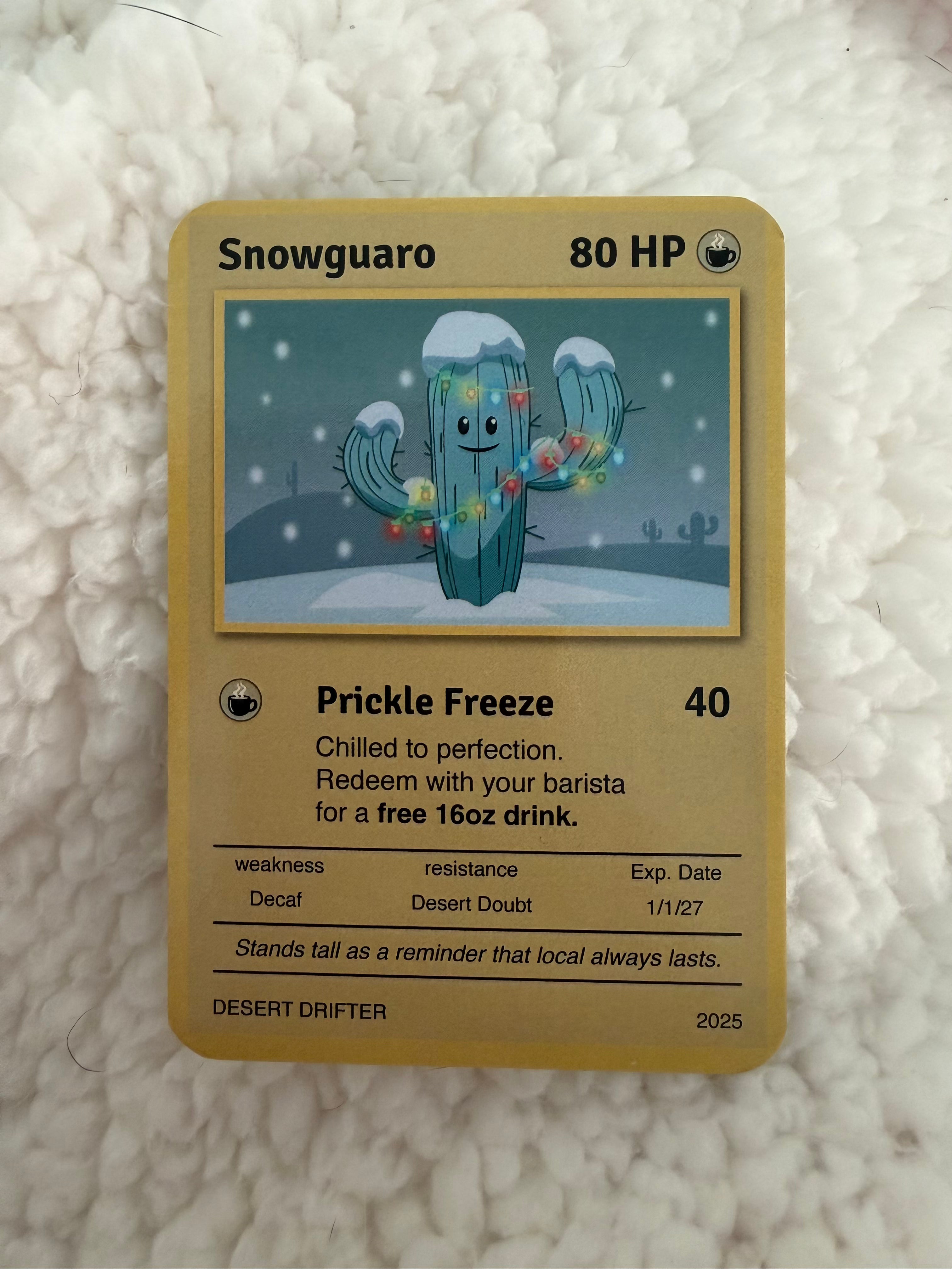 Snowguaro Free Drink Card